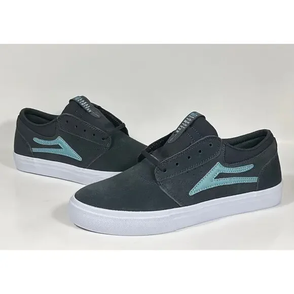 Lakai Griffin Men’s Skate Shoes Size 9 Charcoal/Nile Suede | New in Box - Picture 2 of 10